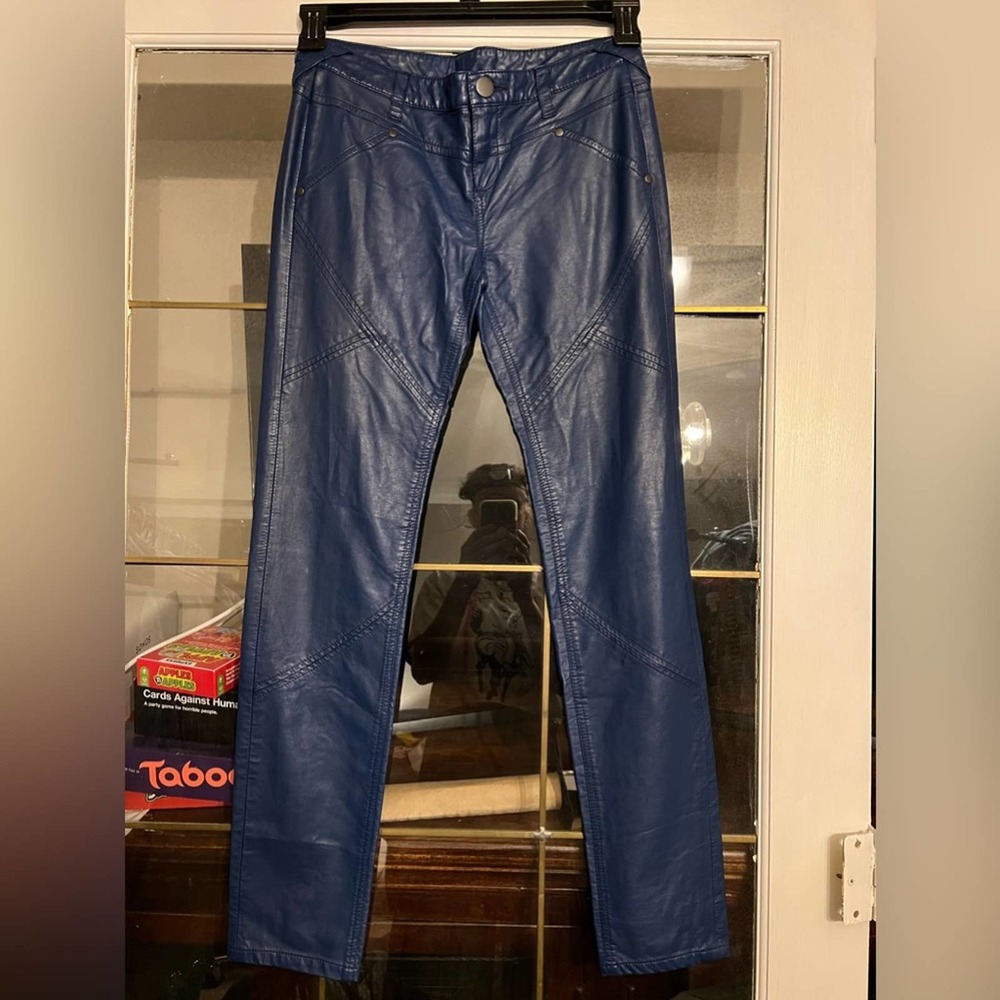 SOLD Free People Low Rise Pleather Pants